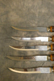 Vintage E. Parker & Sons Antler Knives  - Set of 5