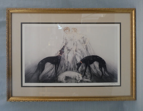 Coursing 3 Framed Lithograph by Icart
