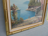 Italian Lake Scene Painting by Rossini