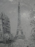 Eiffel Tower Paris Scene Framed Painting