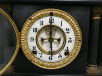 1981 Vintage Ansonia Clock Company 8-Day Mantel Clock