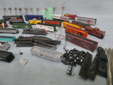 Vintage N Scale Model Rail Cars - Untested, Lot of 39 + Accessories