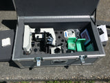 Meiji Microscope with Lenses ML5000 with Hitachi VK-C370 12 Volt 400 mA D.S.P Color Video Camera in Hard Cases