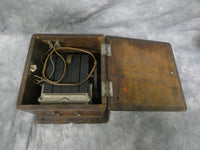 Vintage Western Electric Wall Crank Telephone Ringer Box