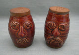 Stoneware Salt & Pepper Face Shakers