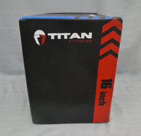 Titan Fitness Youth 3-In-1 Heavy Foam Plyo Box – 12" x 14" x 16"