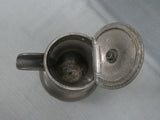 Vintage Pewter Pitcher, Platter and 9 Spoons