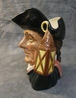 Vintage Night Watchman 7" Williamsburg Toby Jug