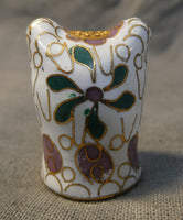 Cloisonne Cat Thimble