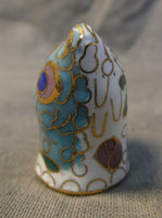 Cloisonne Cat Thimble