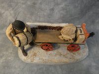 1990s Railroad Barrel Loader Plaster Sculpture by Curtis