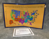 First State Quarters of the United States Collector's Map, 1999-2008 - Complete