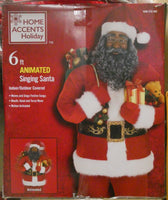 6 ft. Home Accents Animated Singing Christmas Santa - New in Box!