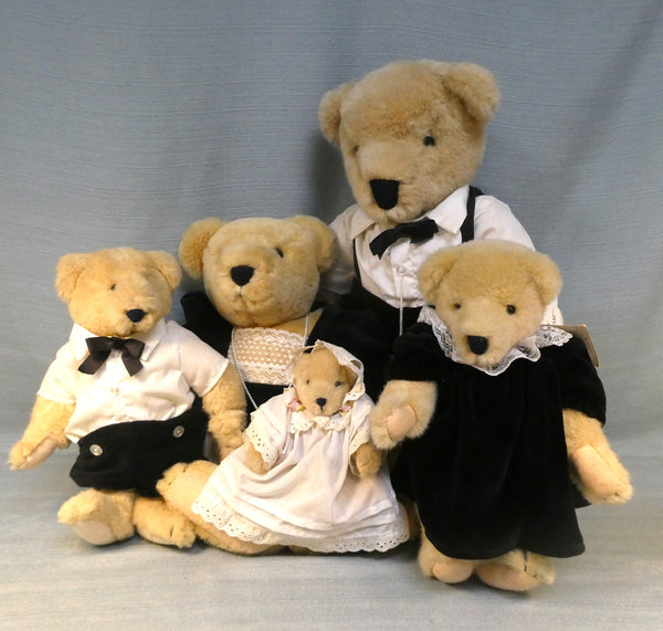 The Classic Velvet Vander Bears Collection - 5 Plush Animals