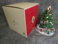 Spode Christmas Tree with Train Centerpiece Cookie Jar