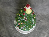 Spode Christmas Tree with Train Centerpiece Cookie Jar