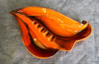 Burnt Orange Ashtray Made in California