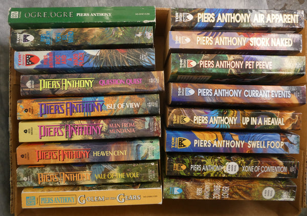 Piers Anthony Order of Xanth Books - Lot of 17 Paperbacks