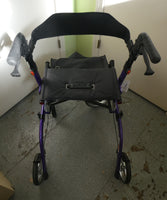 Nova Express Purple Folding Rollator Walker