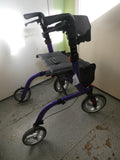 Nova Express Purple Folding Rollator Walker