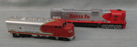 Santa Fe HO Scale Model Train Engines - Lot of 2