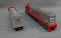 Santa Fe HO Scale Model Train Engines - Lot of 2