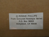 Ronnie Phillips Coloured Nostalgia Series Prints, Signed by Artist - Set of 2