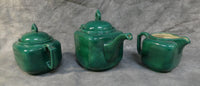 Holland Mold Green Wheat Teapot Set - 3 Pieces