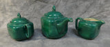 Holland Mold Green Wheat Teapot Set - 3 Pieces