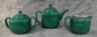Holland Mold Green Wheat Teapot Set - 3 Pieces