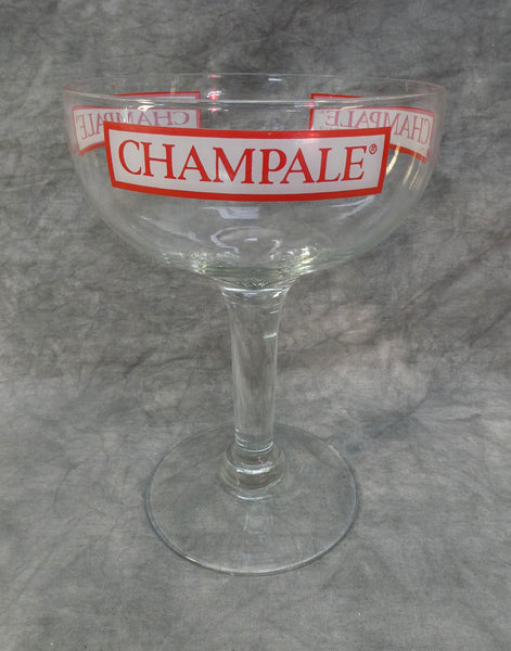 Champale Large Coupe Advertising Glass