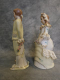 Vintage Lee Wollard 7" Porcelain Figurines - Penny #100A and Peter #100B