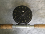 Vintage 6' Fiberglass Fishing Rod with Pflueger SAL-Trout 1558-DA Reel