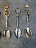 Souvenir Spoons with Dangling Charms - Lot of 6
