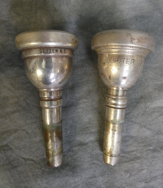 Getzen 6C and Jupiter 12C Trombone Mouthpieces