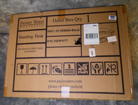 Factory Direct Adjustable 2-Tier Standing Desk - Black, Model JY-SD8060 - Brand New!