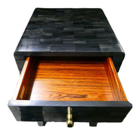 Made Goods Dark Gray Veneered 2-Drawer Nightstand