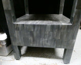 Made Goods Dark Gray Veneered 2-Drawer Nightstand