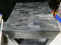 Made Goods Dark Gray Veneered 2-Drawer Nightstand