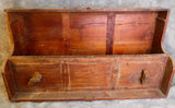 Antique 35" x 19" Tool Chest Cabinet with 3 Removable Drawers