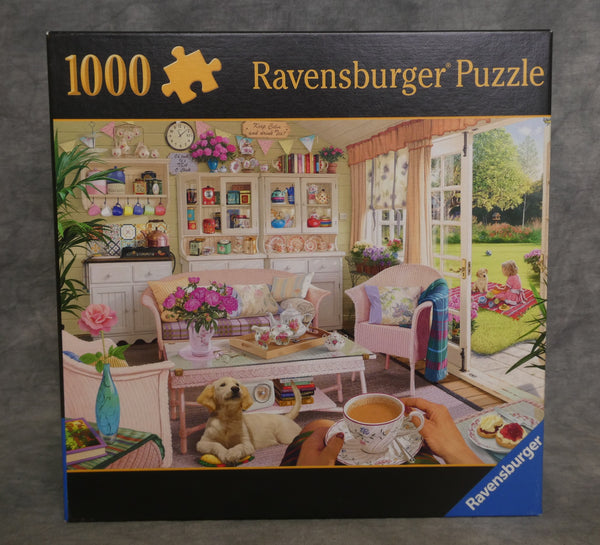 1000 Piece The Tea House Puzzle - Certified Complete!
