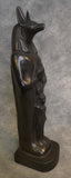 Anubis with Isis 11.5" Stone Statuette, Made in Egypt