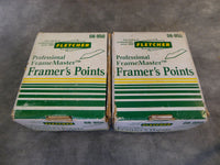Fletcher Frame-Master Point Driver with Framer's Points - Works!