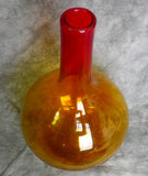 Large Blenko Amberina Vase