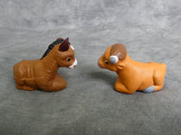 Vintage Spanish Clay Nativity Scene - 18 Figures - Like New!