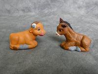 Vintage Spanish Clay Nativity Scene - 18 Figures - Like New!