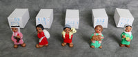 Vintage Spanish Clay Nativity Scene - 18 Figures - Like New!