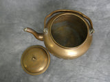 1950s Korean Brass Teapot with Dedication