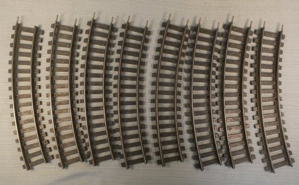 KMT O Gauge Model Train Track - Lot of 8 Curve Pieces