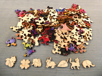 76 Piece Wooden Cockapoo Dog Puzzle - Certified Complete!